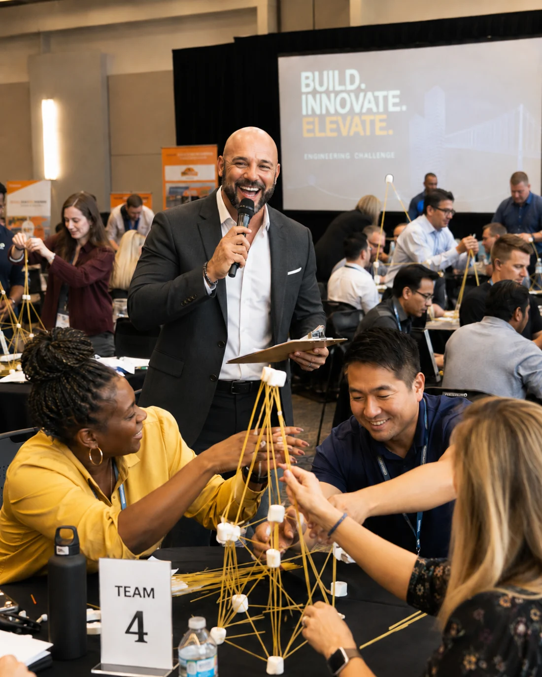 Jeremy Brooks leading a group experience