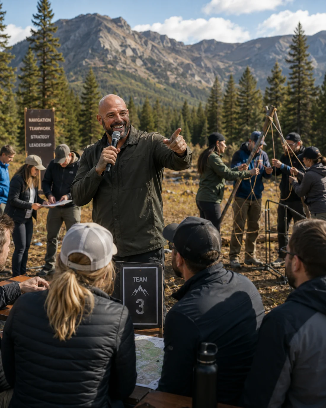 Jeremy Brooks leading a group experience